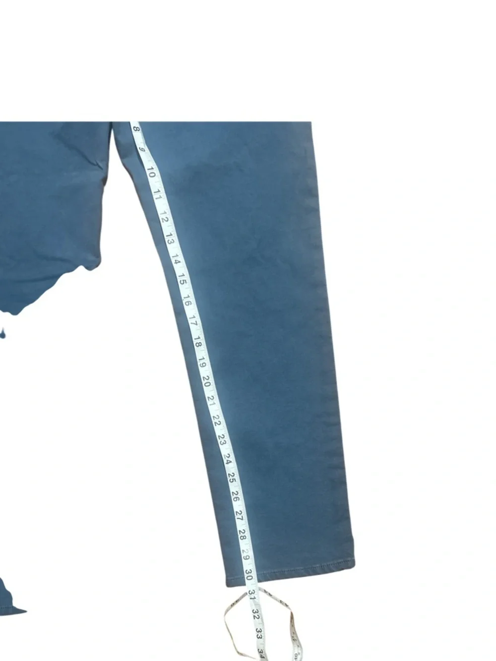 Banana Republic Traveler Pants 33x30 Slate Blue Slim Fit Stretch Casual Chino